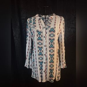 Wrangler Women's Multicolor Patterned Blouse